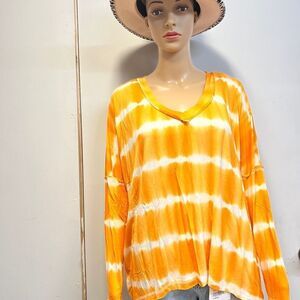 La Miel Tie Dye Long Sleeve Top